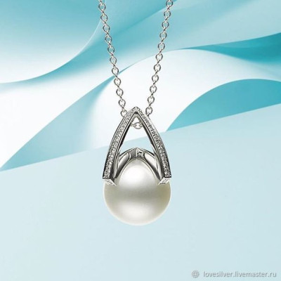 БЕЙЛ Mikimoto Like Сильвер Родий Корея