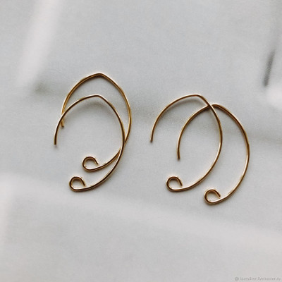 ШВЕНЗЫ крючки Голдфилд 14K США