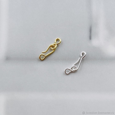 ЗАМОК Крючок Сильвер +Позолота
